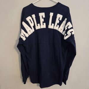 Toronto Maple Leafs Spirit Jersey Fanatics Puff Print Lace Up Size Small NHL